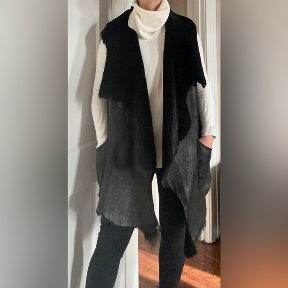 Therma Kota LINDY Reversible Shearling Vest - Picture 11 of 17